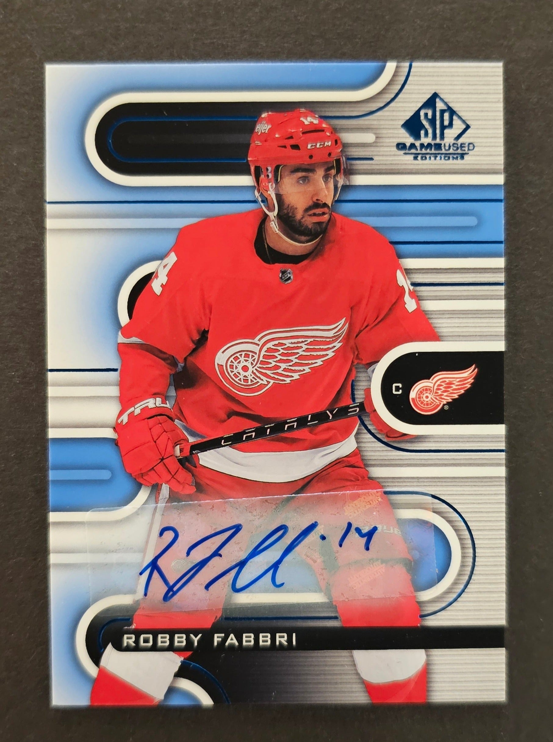 Robby Fabbri Base Auto - 2022/23 SP Game Used