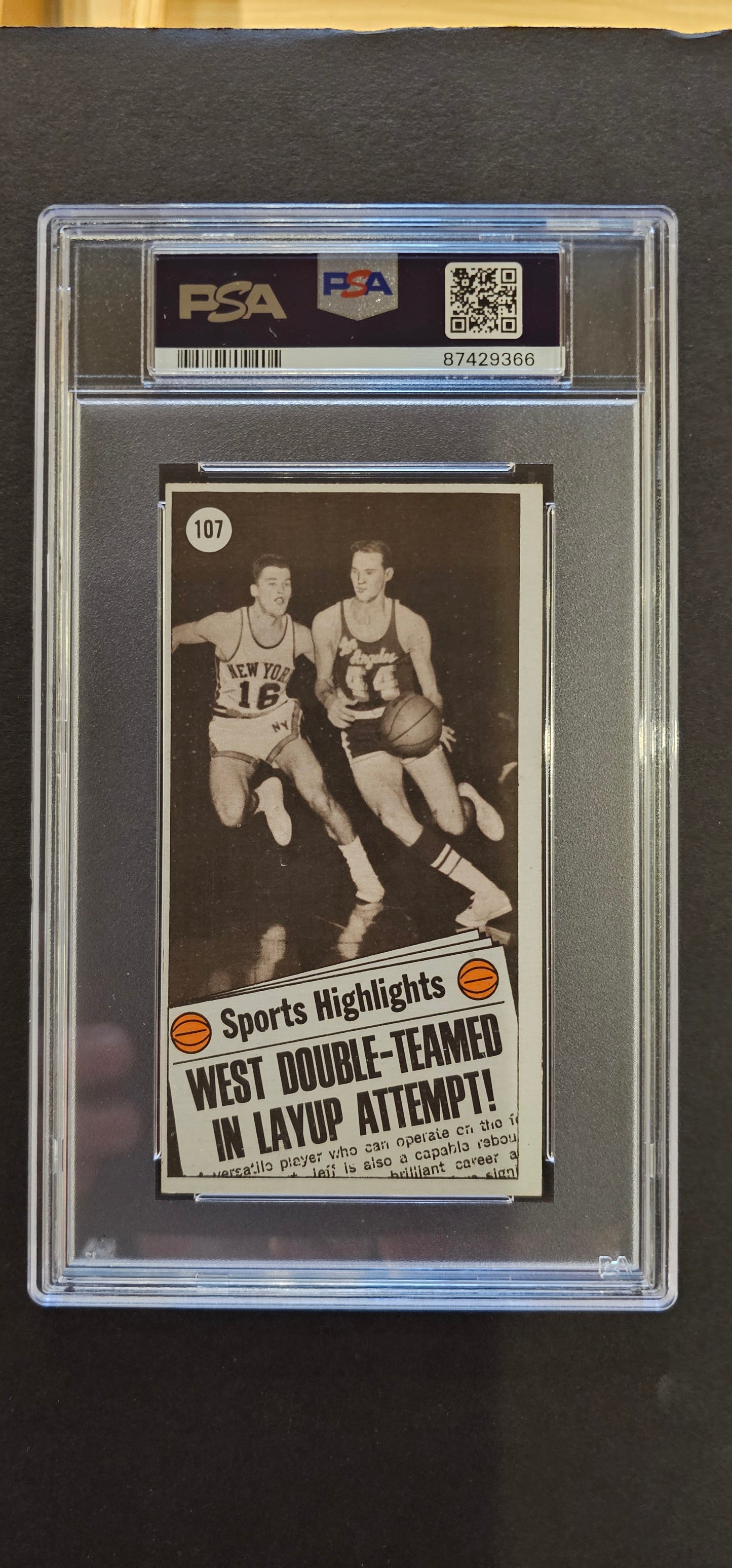 Jerry West #107 All Star Graded PSA 6 - 1970 Topps