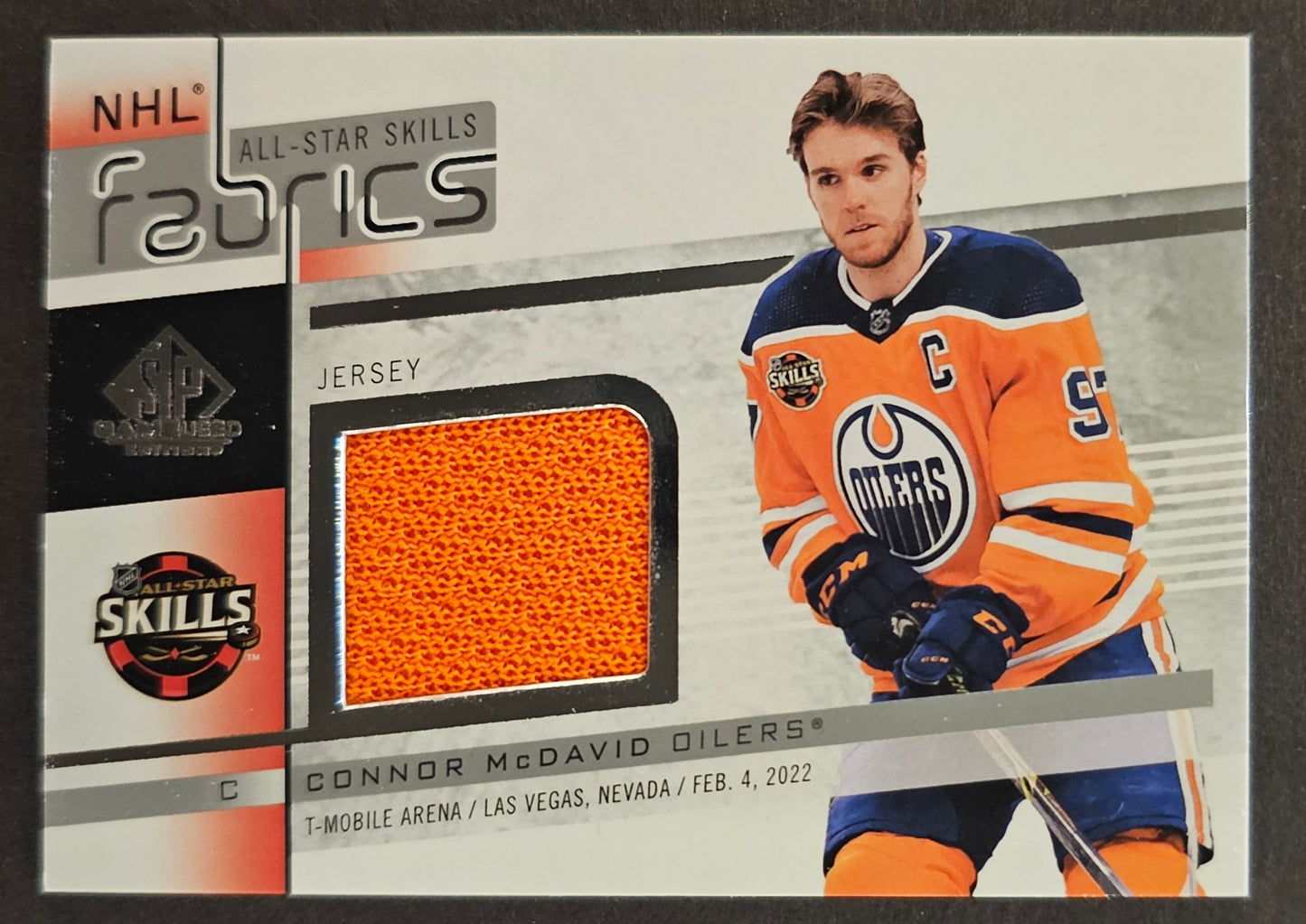 Connor McDavid All-Star Fabrics Jersey - 2022/23 SP Game Used