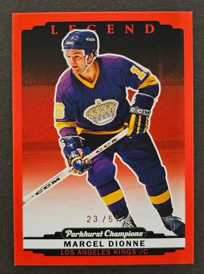 Marcel Dionne Short Print Legends Red /51 - 2022/23 Parkhurst