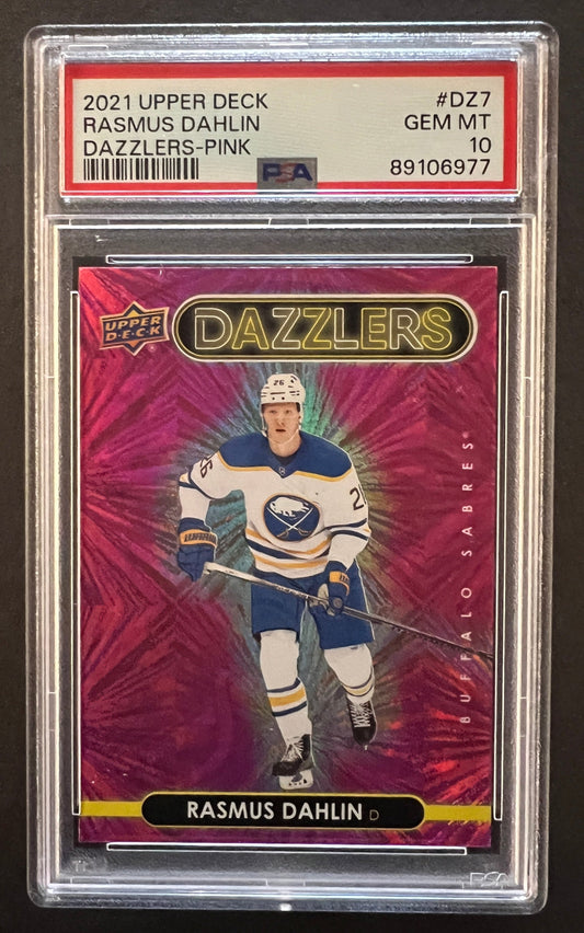 Rasmus Dahlin Dazzlers Pink - PSA 10 - 2021/22 Series 1