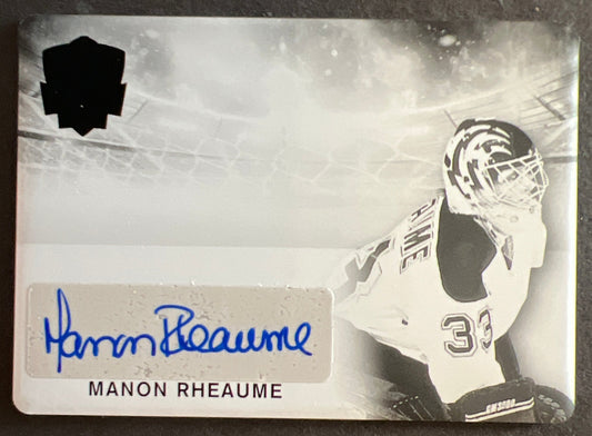 Manon Rheaume Masked Men Signature Goalies - 2023 Leaf In The Game Used