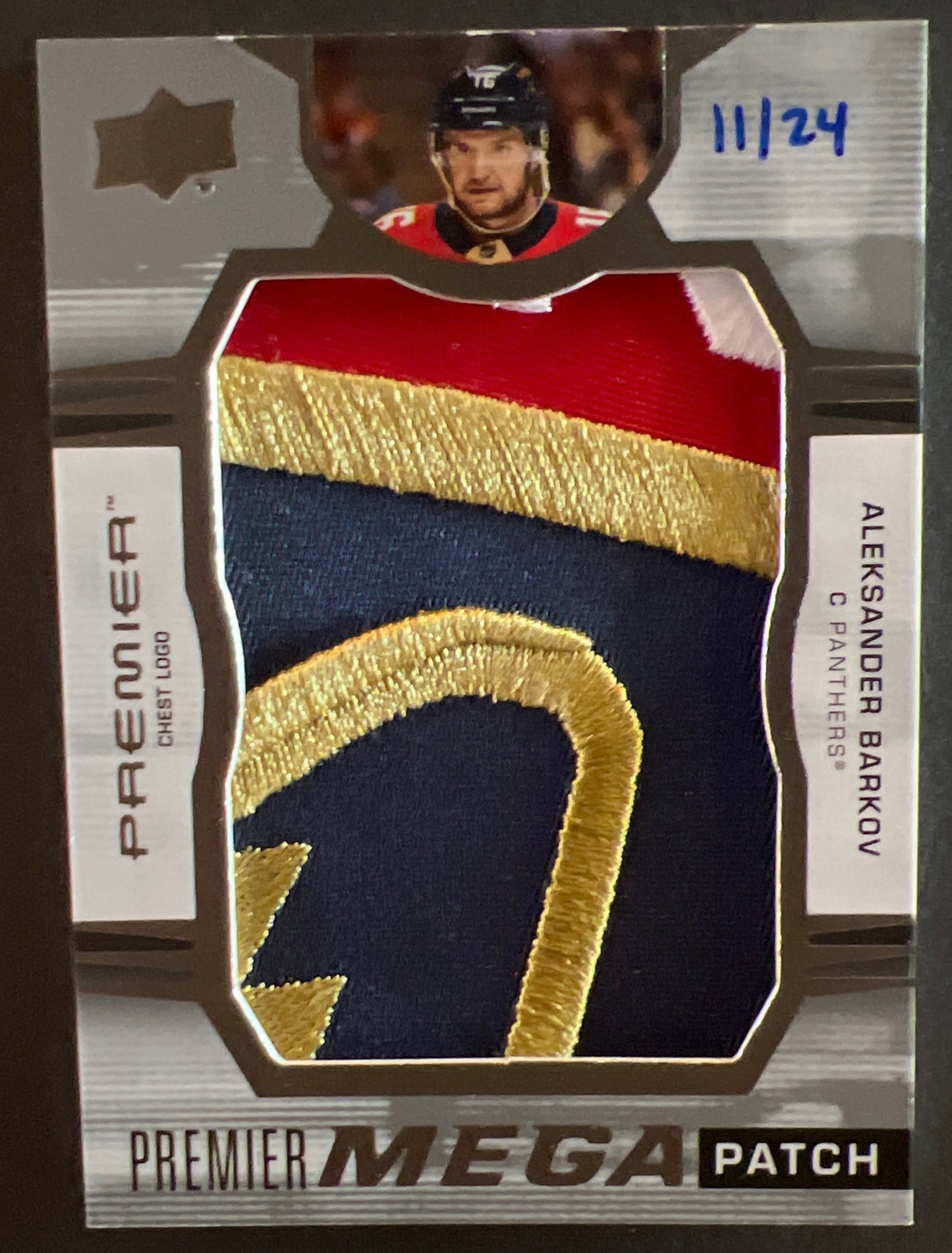 Aleksander Barkov Premier Mega Patch 11/24 - 2021/22 Premier Hockey