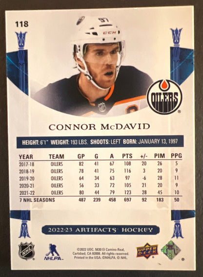 Connor McDavid Autumn Parallel /75- 2022/23 Artifacts