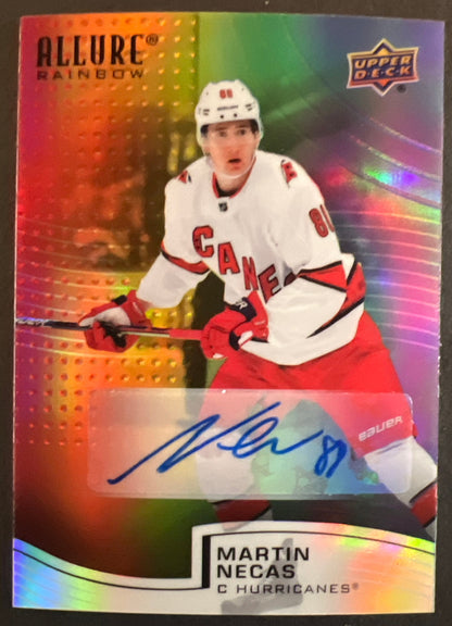 Martin Necas Full Rainbow Auto - 2020/21 Allure