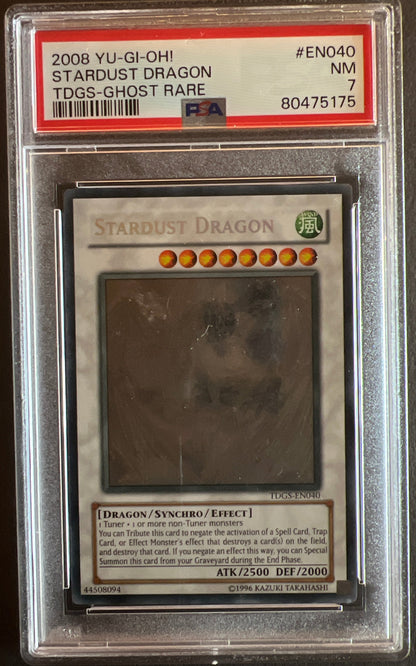 Stardust Dragon Ghost Rare TDGS-EN040 Graded PSA 7 - 2008 Yu-Gi-Oh!