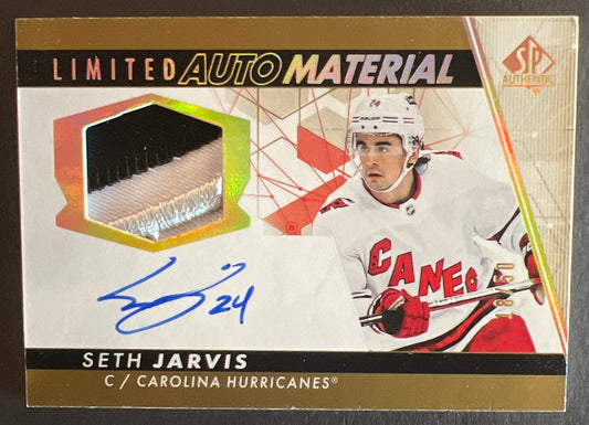 Seth Jarvis Limited Auto Material /50 - 2022/23 SP Authentic