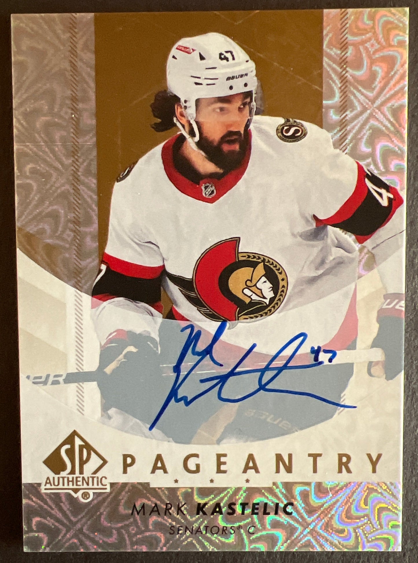 Mark Kastelic Pageantry Auto - 2022/23 SP Authentic