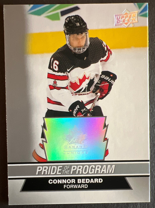 Connor Bedard Pride Of The Program #65 - 2023 Team Canada Juniors