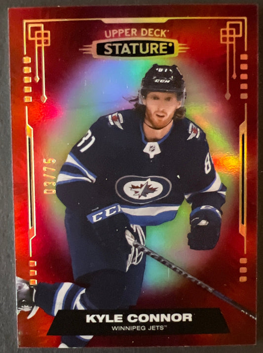 Kyle Connor Photo Variant Base /75 - 2021/22 Stature