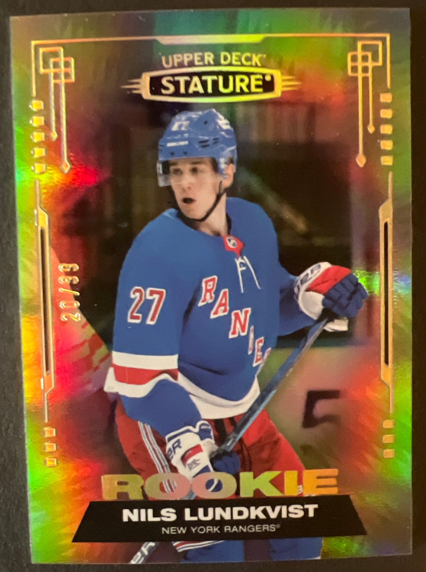 Nils Lundkvist 21-22 Stature Rookie Update /39 - 2022-23 Stature