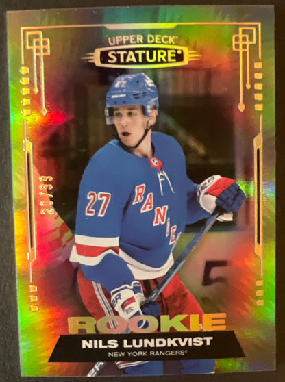 Nils Lundkvist 21-22 Stature Rookie Update /39 - 2022-23 Stature