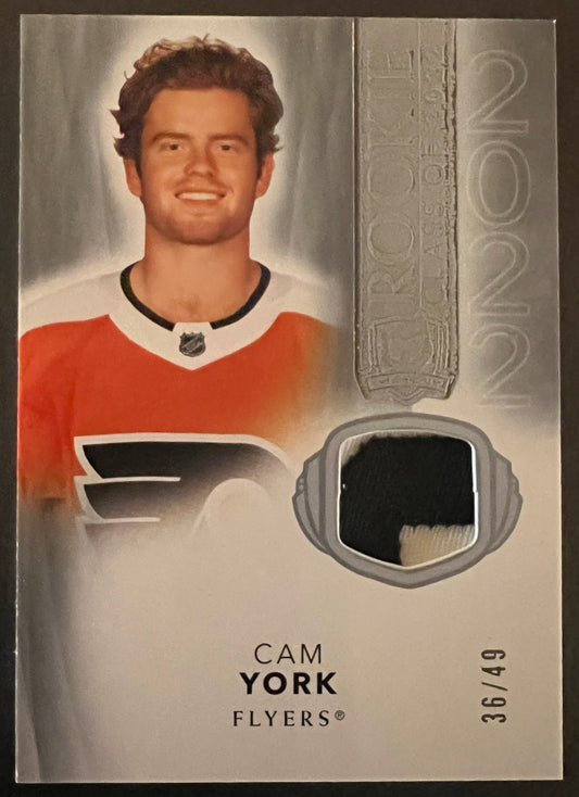 Cam York Rookie Class of 2022 Patch /49 - 2021/22 The Cup