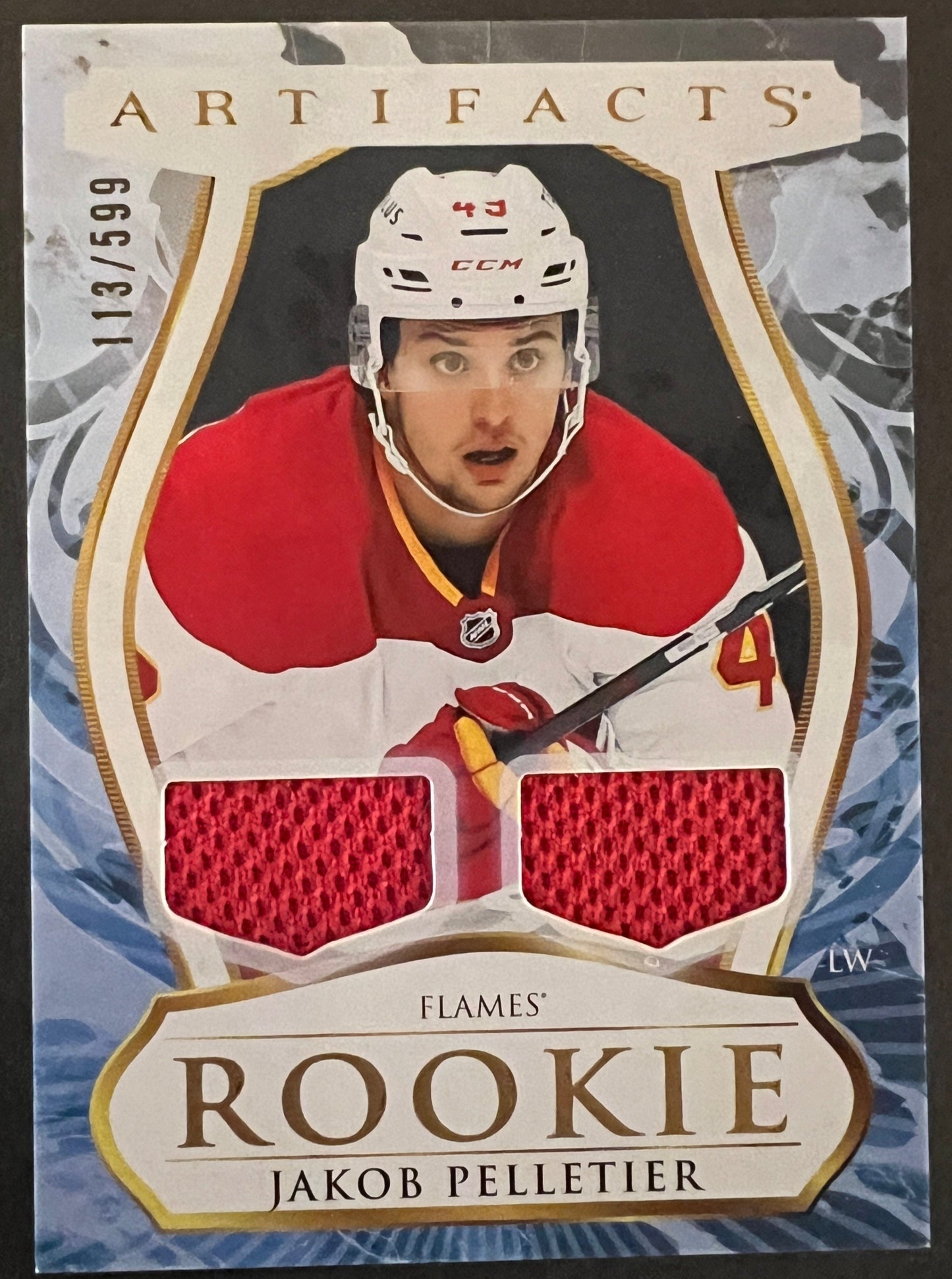 Jakob Pelletier Dual Jersey Rookie /599 - 2023/24 Artifacts