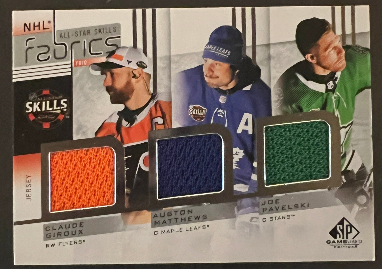 Giroux / Matthews / Pavelski Trios Jersey All-Star Skills Fabrics - 2022/23 SP Game Used