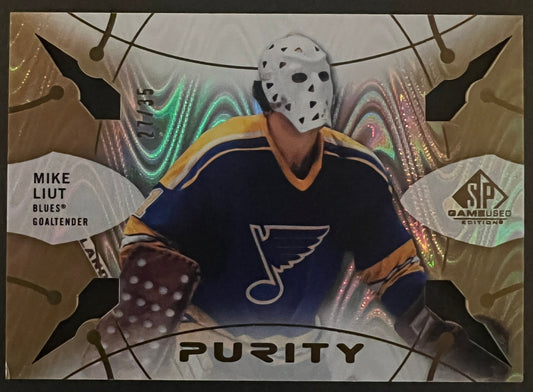 Mike Liut Purity Gold /35 - 2022/23 SP Game Used