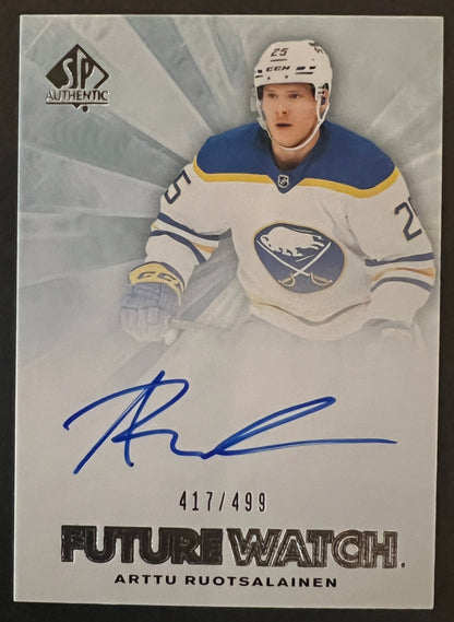 Arttu Ruotsalainen Retro Future Watch Auto /499- 2021/22 SP Authentic