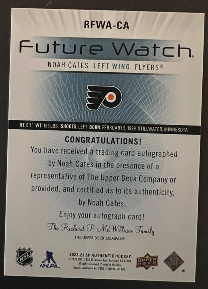 Noah Cates Retro Future Watch Auto /699- 2022/23 SP Authentic