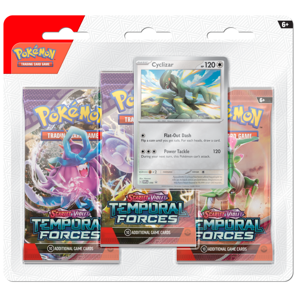 Pokemon Scarlet & Violet - Temporal Forces 3 Pack Blister