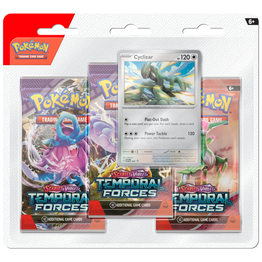 Pokemon Scarlet & Violet - Temporal Forces 3 Pack Blister