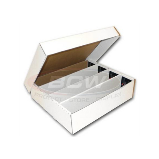 Cardboard Card Box '4 Row' - 3200 Count