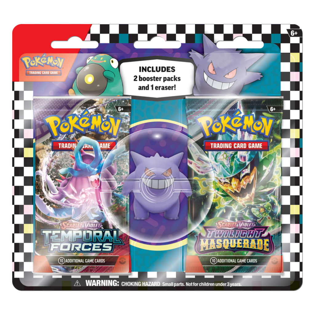 Pokemon Back To School Eraser Blister 2024