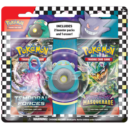 Pokemon Back To School Eraser Blister 2024