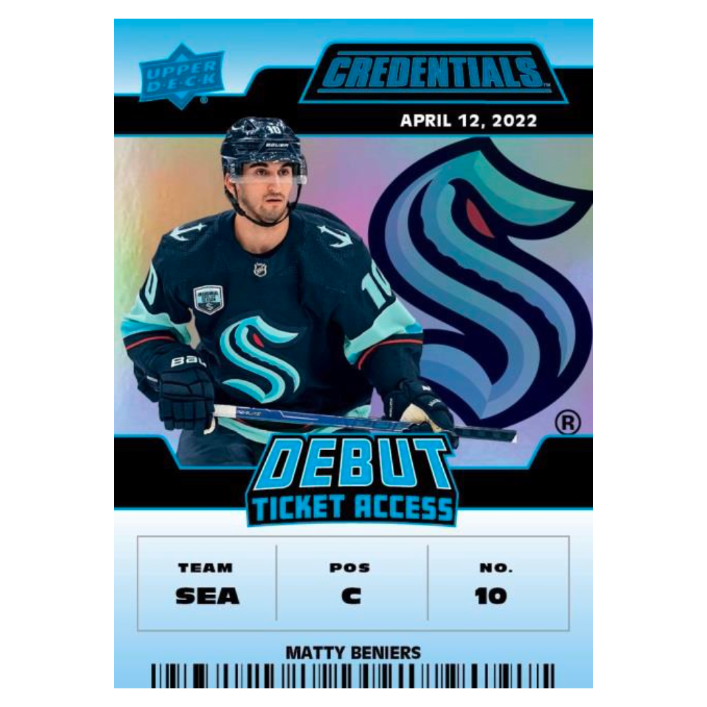 2022/23 Upper Deck Credentials Hockey Hobby