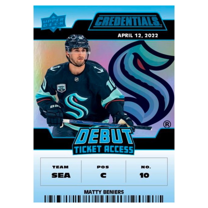 2022/23 Upper Deck Credentials Hockey Hobby