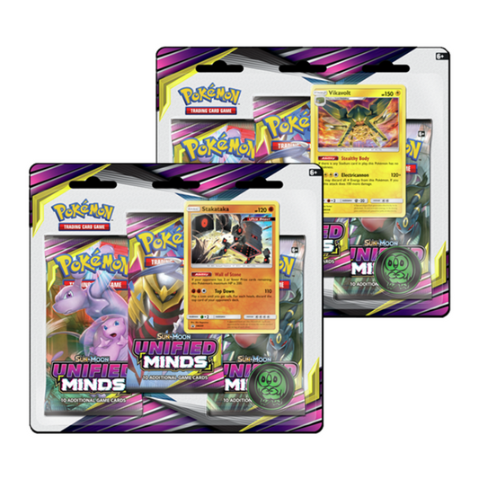 Pokemon Unified Minds 3 Pack Blister