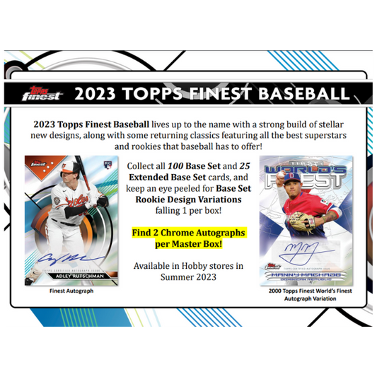 2023 Topps Finest Baseball Hobby