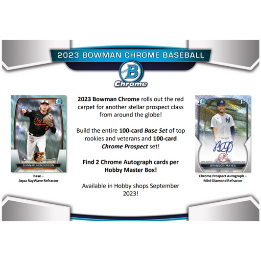 2023 Topps Bowman Chrome Baseball Hobby
