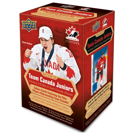 2023 Upper Deck Team Canada Juniors Hockey Blaster