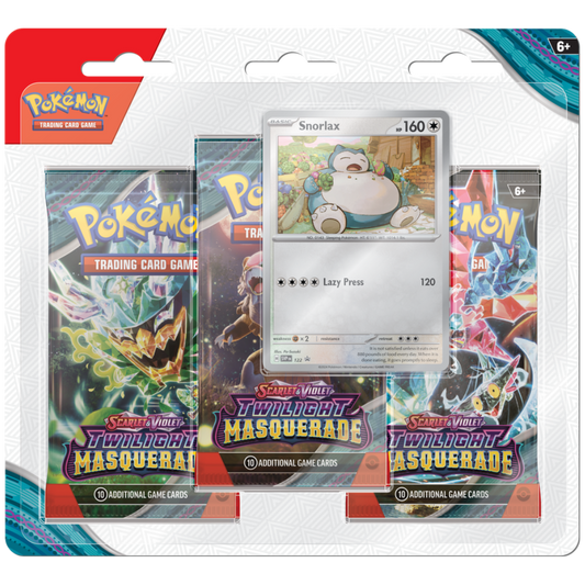 Pokemon Scarlet & Violet - Twilight Masquerade 3 Pack Blister