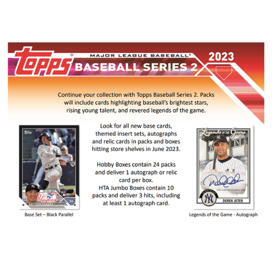 2023 Topps Baseball Series 2 (Two) Hobby Box