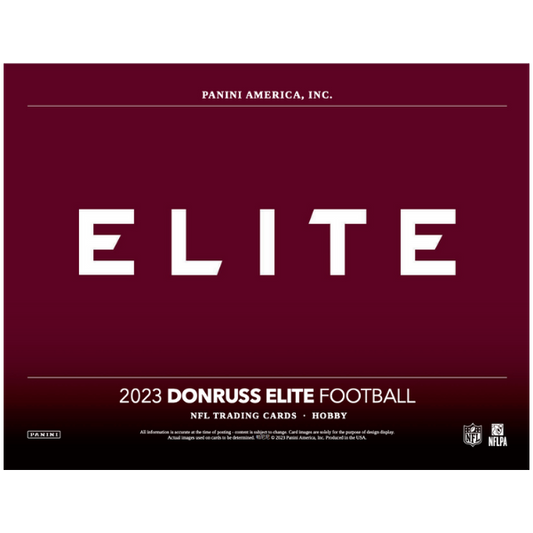 2023 Panini Donruss Elite Football Hobby