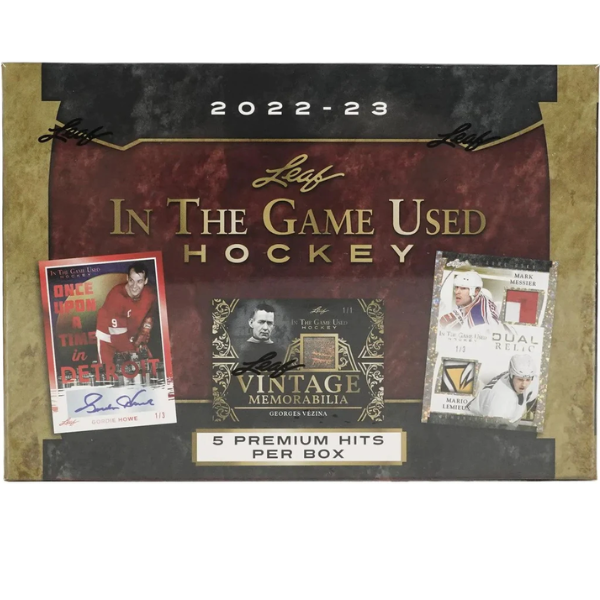 2022-23 Leaf In The Game Used Hockey