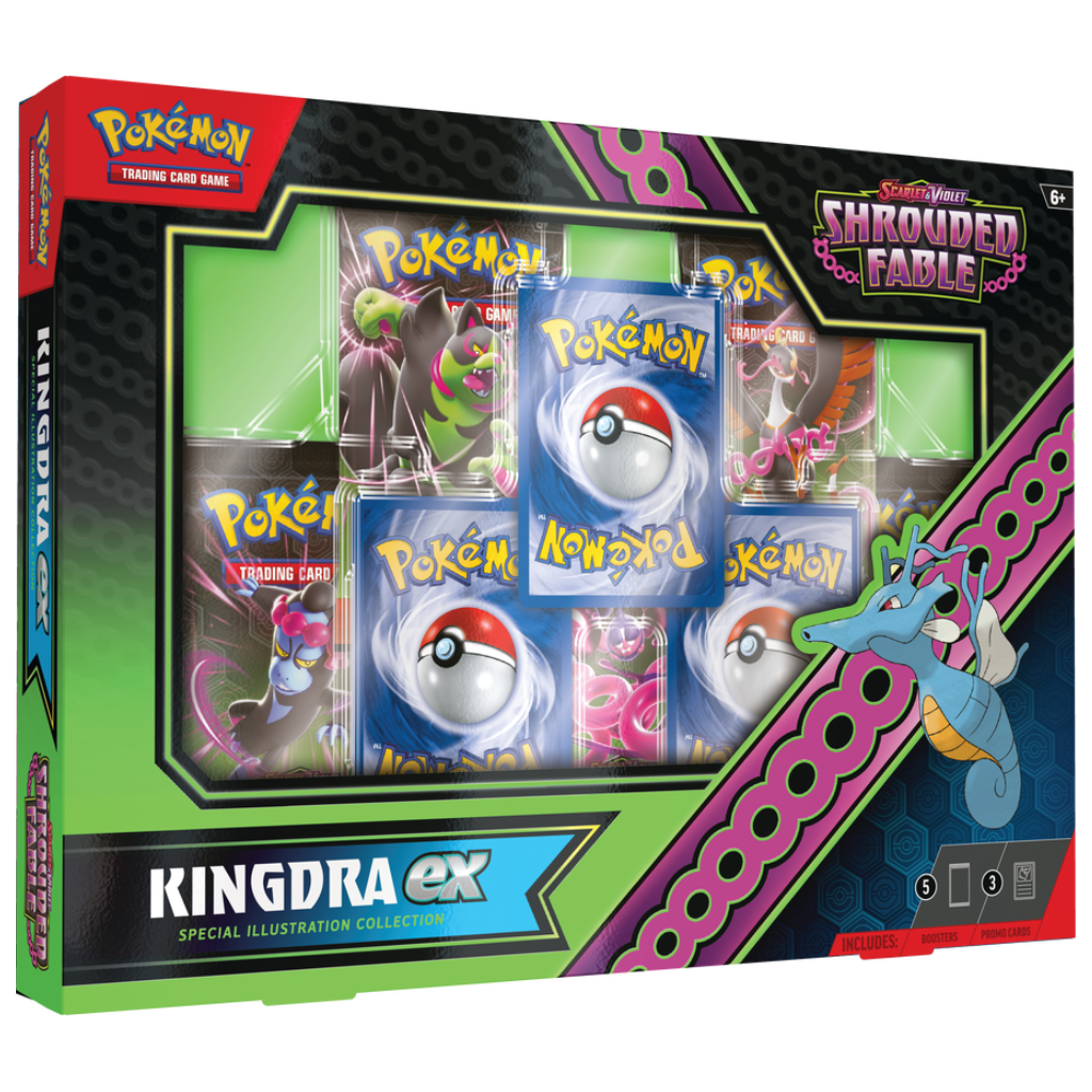 Pokemon Scarlet & Violet - Shrouded Fable Kingdra/Greninja ex Collection Box