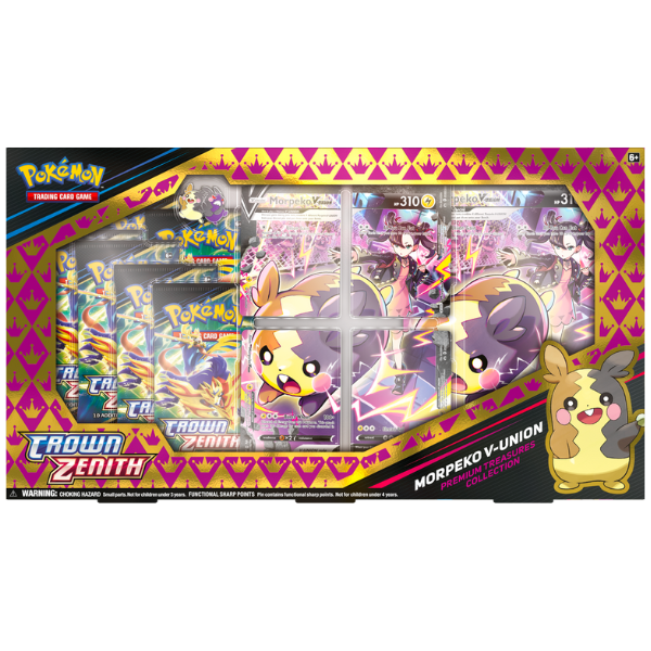 Pokemon Crown Zenith Premium Treasures Collection Morpeko V-UNION