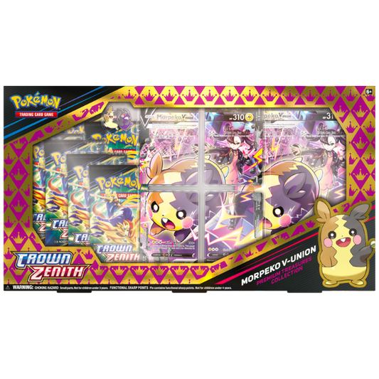 Pokemon Crown Zenith Premium Treasures Collection Morpeko V-UNION