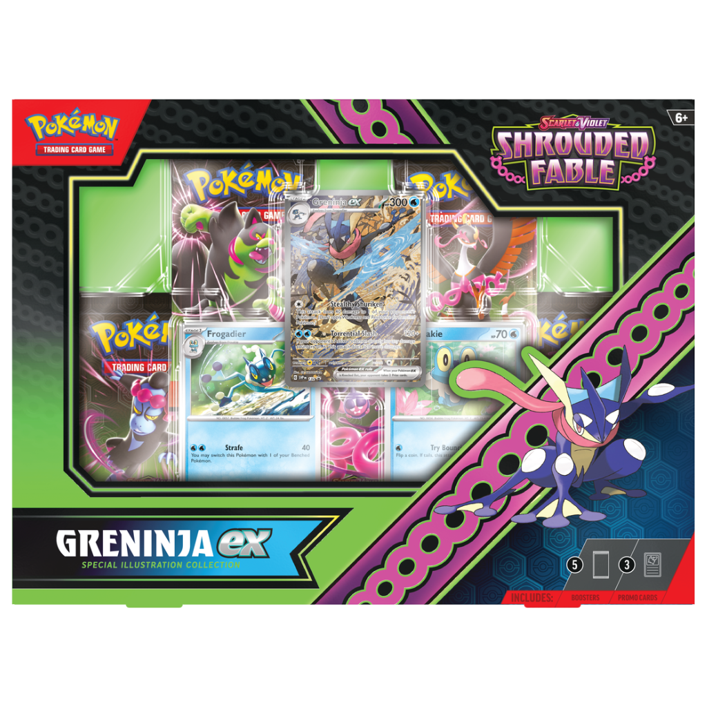 Pokemon Scarlet & Violet - Shrouded Fable Kingdra/Greninja ex Collection Box