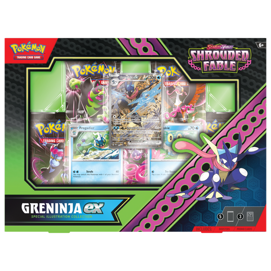 Pokemon Scarlet & Violet - Shrouded Fable Kingdra/Greninja ex Collection Box