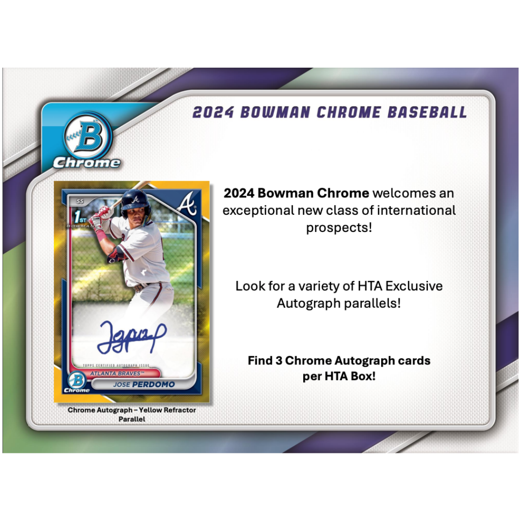 2024 Bowman Chrome Baseball HTA Box