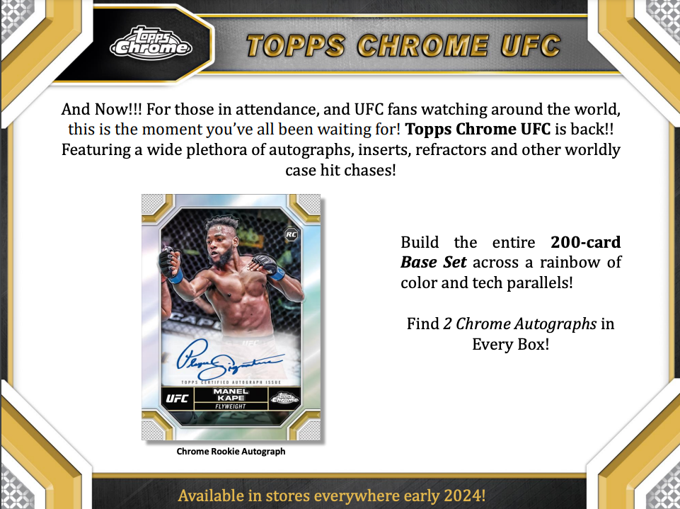 2024 Topps Chrome UFC