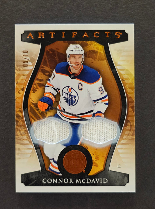 Connor McDavid Party Time Parallel - Dual Fight Staps - 2023/24 Artifacts