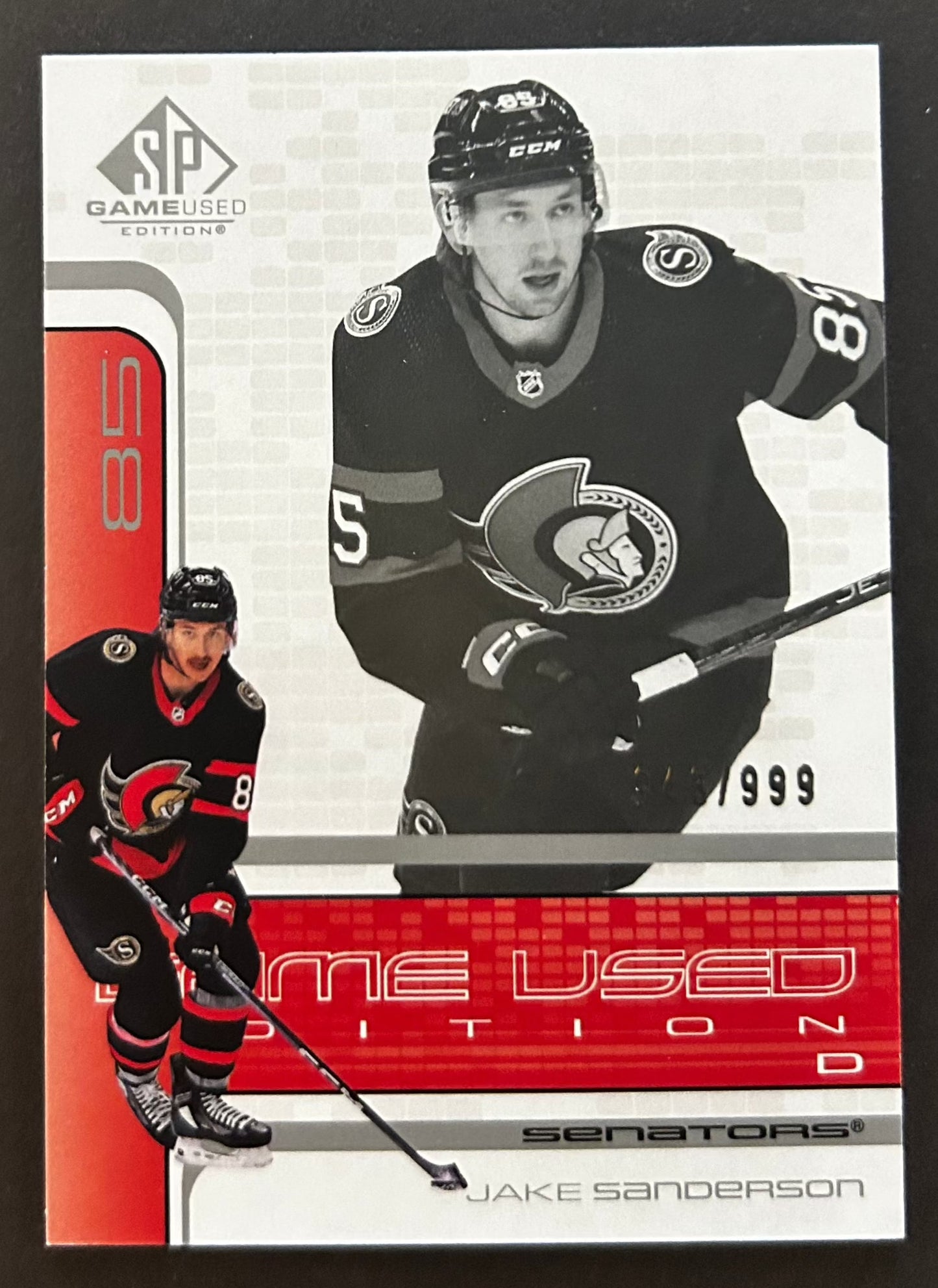 Jake Sanderson /999 - 2022/23 SP Game Used