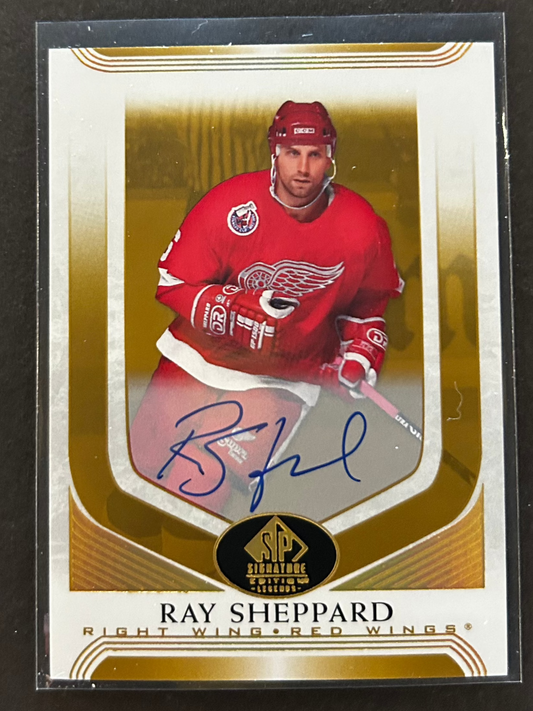 Ray Sheppard Auto - 2020/21 SP Signatures Edition