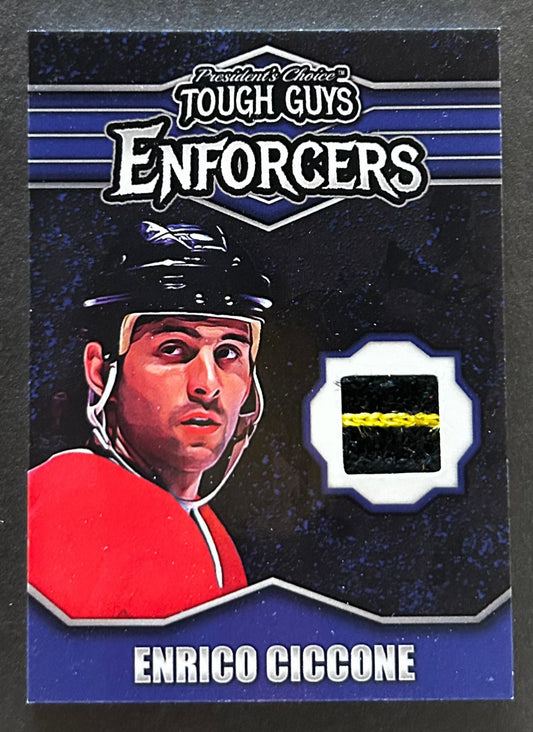 Enrico Ciccone Tough Guys Enforcers Patch - 2023 Presidents Choice 