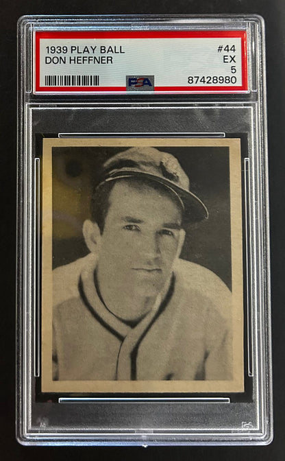 Don Heffner - PSA 5 - 1939 Play Ball 