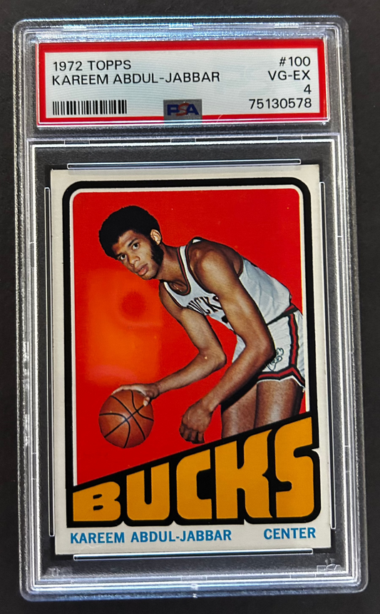 Kareem Abdul Jabbar - PSA 4 - 1972 Topps